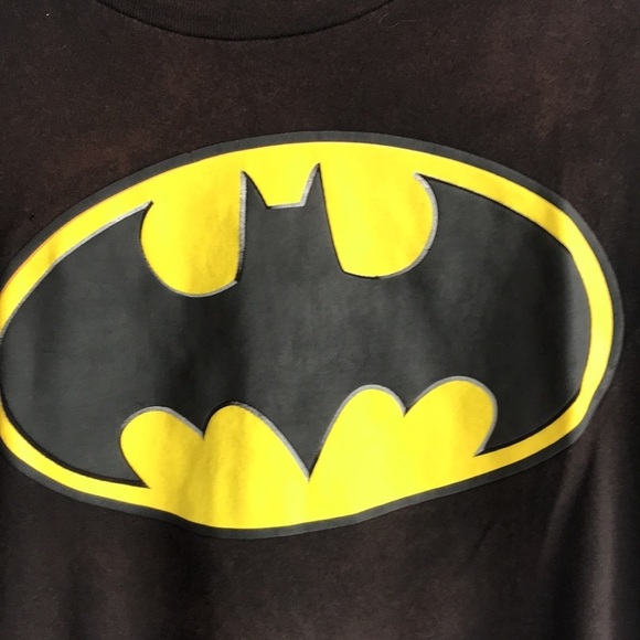 Batman logo brown-black T-shirt, size M - Picture 2 of 6